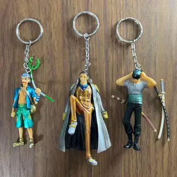 원피스 키링 노랑 로로노아 조로 우솝