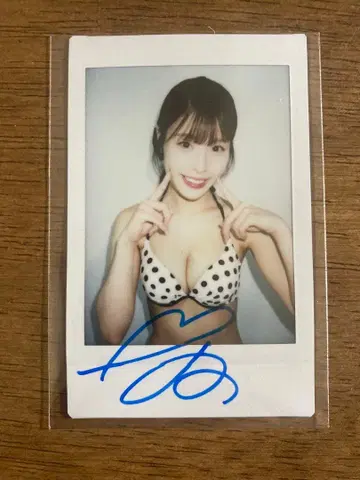 오가사와라 나노 친필 사인 폴라로이드 2