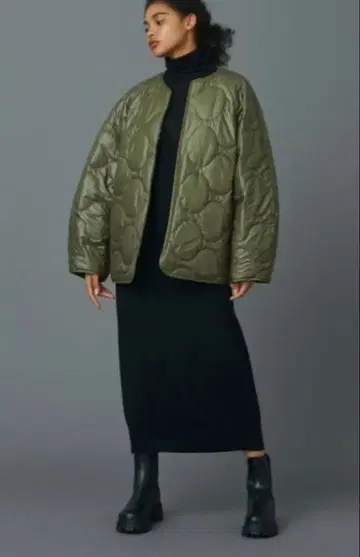 노크 norc 퀼팅 패딩 점퍼