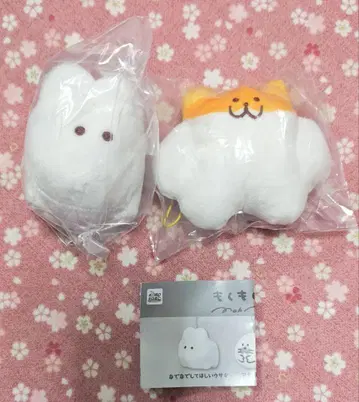 모쿠모쿠짱 봉제 인형 2개 세트