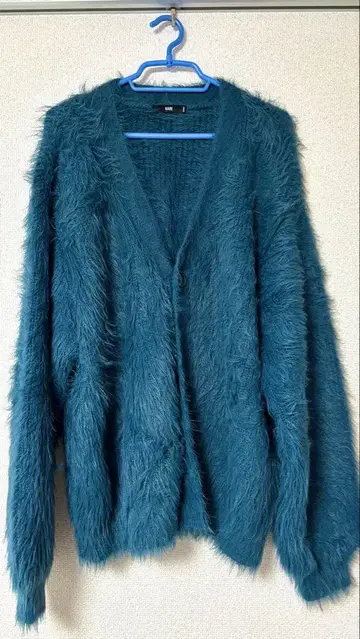 [ 새상품급 ] HARE 모헤어 볼륨 암 가디건 S