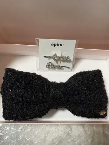 epine 바레트 & 핀 세트 박스 (블랙)