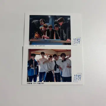 수학여행에서 친하지 않은 그룹에 들어갔습니다 폴라로이드풍 트레이딩 카드