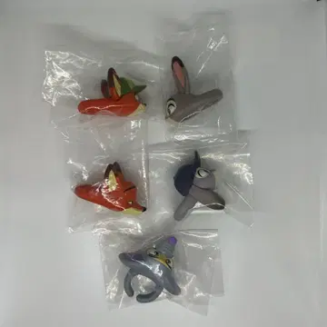 주토피아 패션 반지 5종 세트