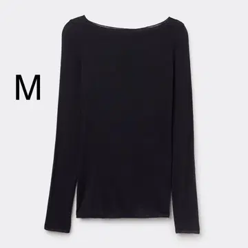 intimissimi 모달 캐시미어 보트넥 상의 블랙