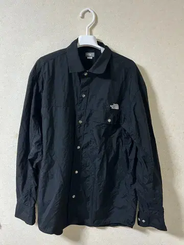 THE NORTH FACE 블랙 긴팔 셔츠 L