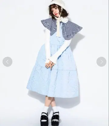 Candy Stripper FLOWERING QUILTING 드레스