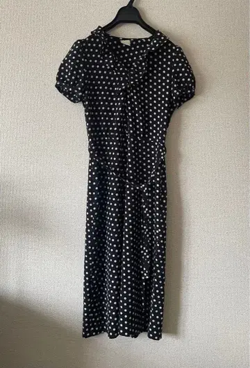 agnes b. 에네스베 도트 원피스 38 프랑스제