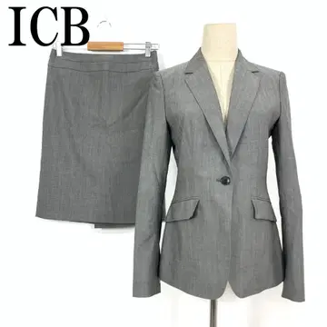 LA6103 ICB 아이씨비 스커트 셋업 울 그레이 6