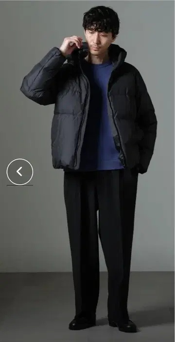 택 포함 미사용 새상품 나노 유니버스 더블 지퍼 숏 다운