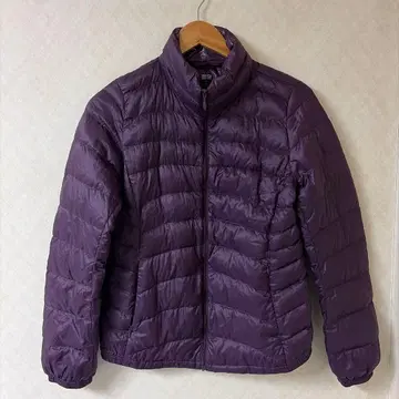 UNIQLO 퍼플 울트라 라이트 다운 자켓 M 보라색 주머니 포함 아우터