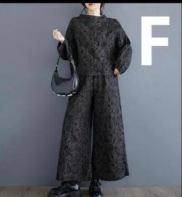 블랙 빅 사이즈 셋업 팬츠 여성용 가을/겨울 상의 봄 긴팔