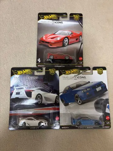핫휠 타임리스 아이콘즈 F50 GT-R LFA 3대 세트