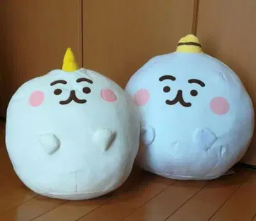 치미모 지옥의 촉촉함 엄청나게 큰 BIG 봉제 인형 2세트