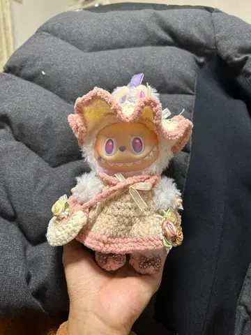 봉제 인형 옷 갈아입기 세트 핑크