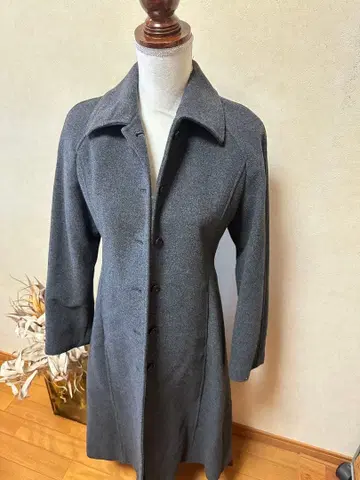 COMME CA 그레이 롱 코트 사이즈 9