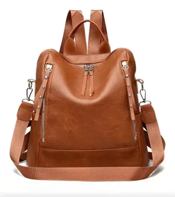 마지막 1점 ZARA 장르 해외 브랜드 카멜 심플 대용량 백팩