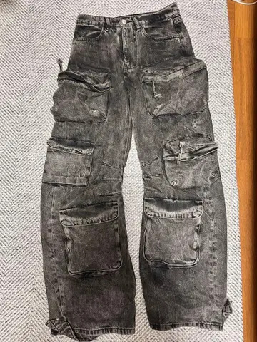 ZARA 그레이 카고 팬츠 EUR 36