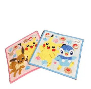 페이러 FEILER 피카츄 이브이 팽도리 손수건 2개 세트