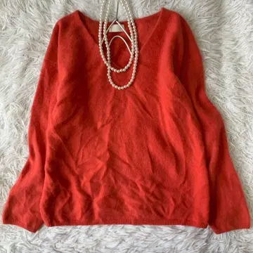 Ballsey 페렛 V넥 풀오버 니트 보송보송