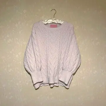 GELATO PIQUE 케이블 니트 룸웨어