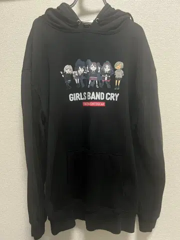 걸즈밴드 클라이 쿠마미네 후드티 L