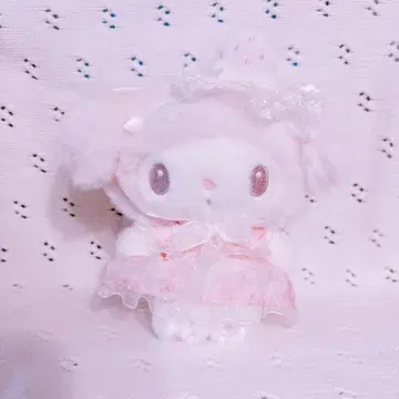 마이멜로디 화이트 딸기 볼 체인 누이 마스코트