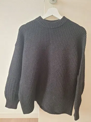 띠어리 럭스 038 사이즈 블랙 니트 울