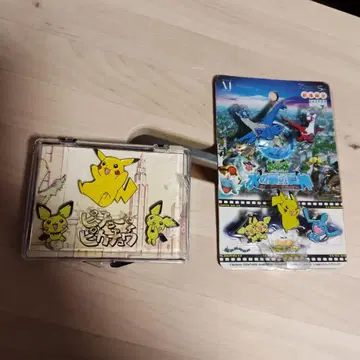 2002년 포켓몬스터 극장판 한정판 핀 배지 세트 물의 도시의 수호신