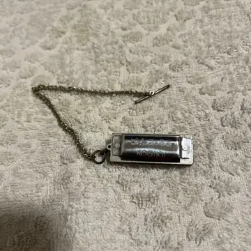 KOGAKU 하모니카 실버 빨간색 스트라이프