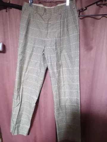 DAKS 닥스 체크 무늬 슬랙스 코튼 100%