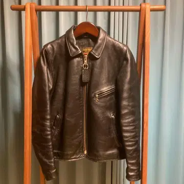 새상품급 VANSON 가죽 자켓 38