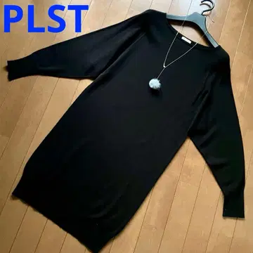 PLST 플라스테 니트 원피스 블랙 2