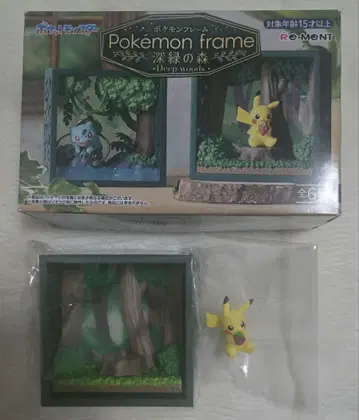 포켓몬 프레임 짙은 녹색의 숲 피카츄 리멘트