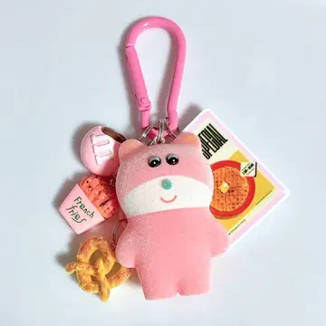 찰랑찰랑 키링 찰랑찰랑 가챠가챠 무뉴 핑크