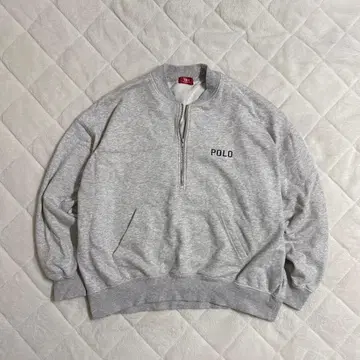 새상품급 Polo 그레이 집업 맨투맨