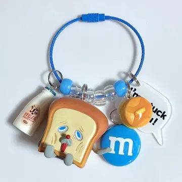 우르르 키링 우르르 가챠가챠 빵 도둑 위험한