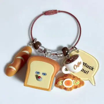 찰랑찰랑 키링 찰랑찰랑 가챠가챠 빵 도둑 숨기