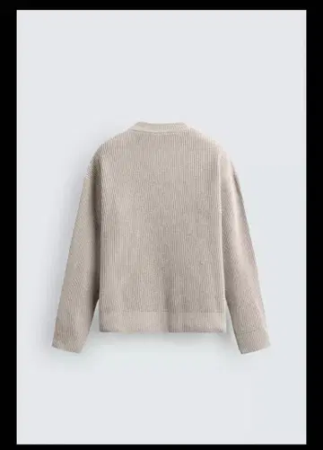 Zara 텍스처 셔닐 스웨터