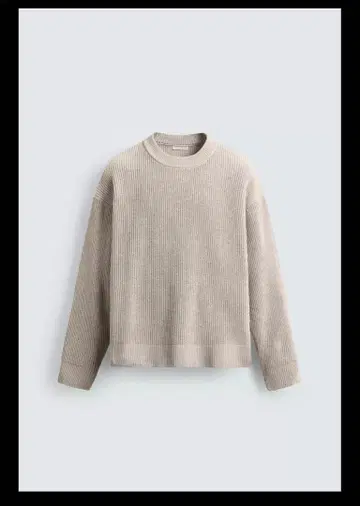Zara 텍스처 셔닐 스웨터
