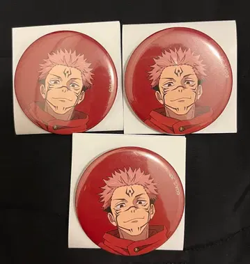 애니메이션 주술회전전 회옥 옥절 시부야 사변 캔뱃지 양면 스쿠나