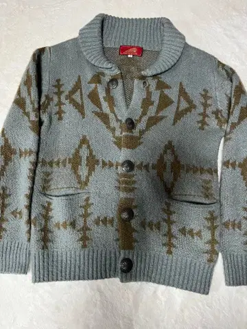 인디언 모터사이클 모헤어 가디건 카우친