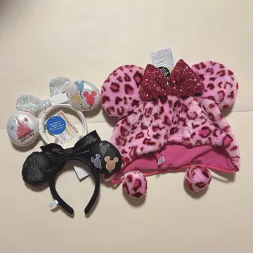 디즈니 팬캡 미니 머리띠 세트