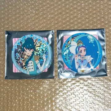 프리큐어 10주년 메모리얼 홀로그램 캔뱃지 GO 프린세스 프리큐어