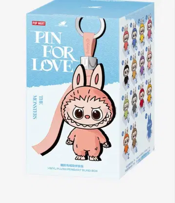 미개봉 라부부 LABUBU PIN FOR LOVE 봉제 인형 펜던트