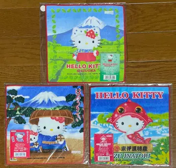 헬로키티 지역 한정 푸치 타월 시즈오카 한정판