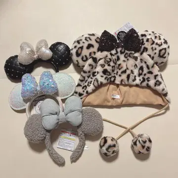 디즈니 팬캡 미니 머리띠 세트