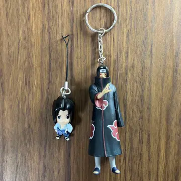 NARUTO 빅 피규어 키링 이타치 & 키링 사스케