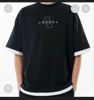 CRONOS x DRAGONS 반팔T셔츠 [ 블랙 ]