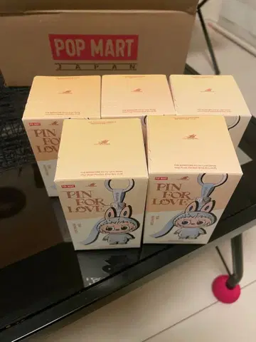 POP MART PIN FOR LOVE 미니 러브브 5개 세트